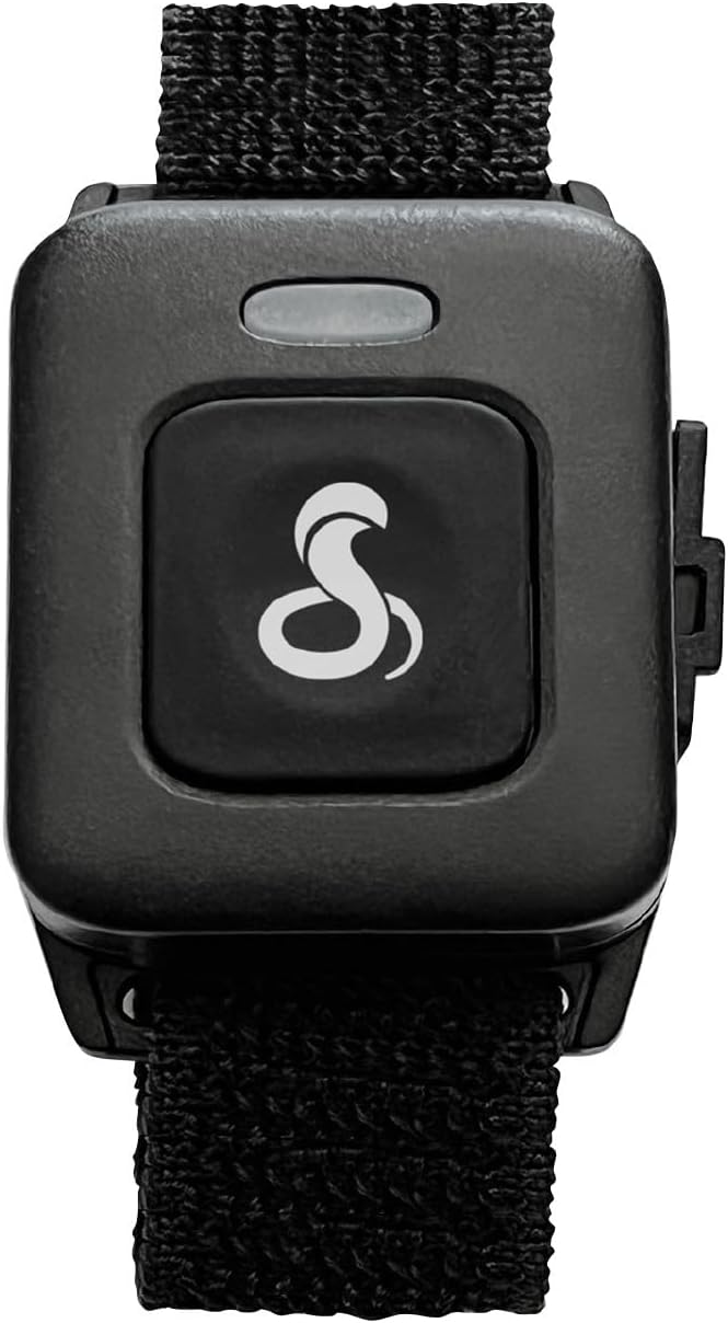 Cobra All Road Wireless Push-to-Talk Button for 75 All Road Recreational CB Radio: Strap to Steering Wheel and Communicate Hands-Free, Includes Micro-USB Charging Cable and Velcro Strap, Black - Image 1